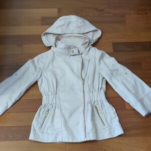 French Connection Pink Hooded Light Utility Jacket